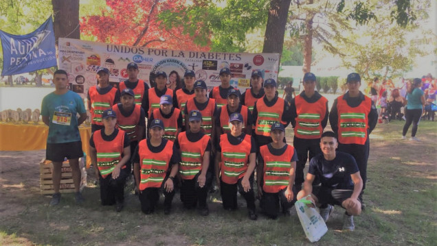 imagen Cadetes del IUSP brindaron seguridad y participaron en Maratón Solidaria en San Carlos
