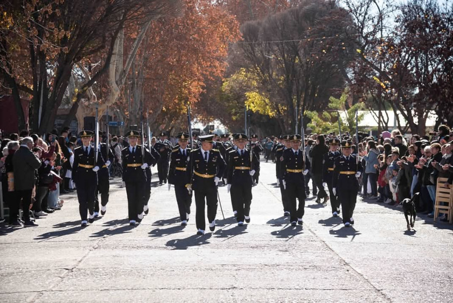 imagen 2 Los cadetes del IUSP juraron solemnemente a la bandera en toda la provincia