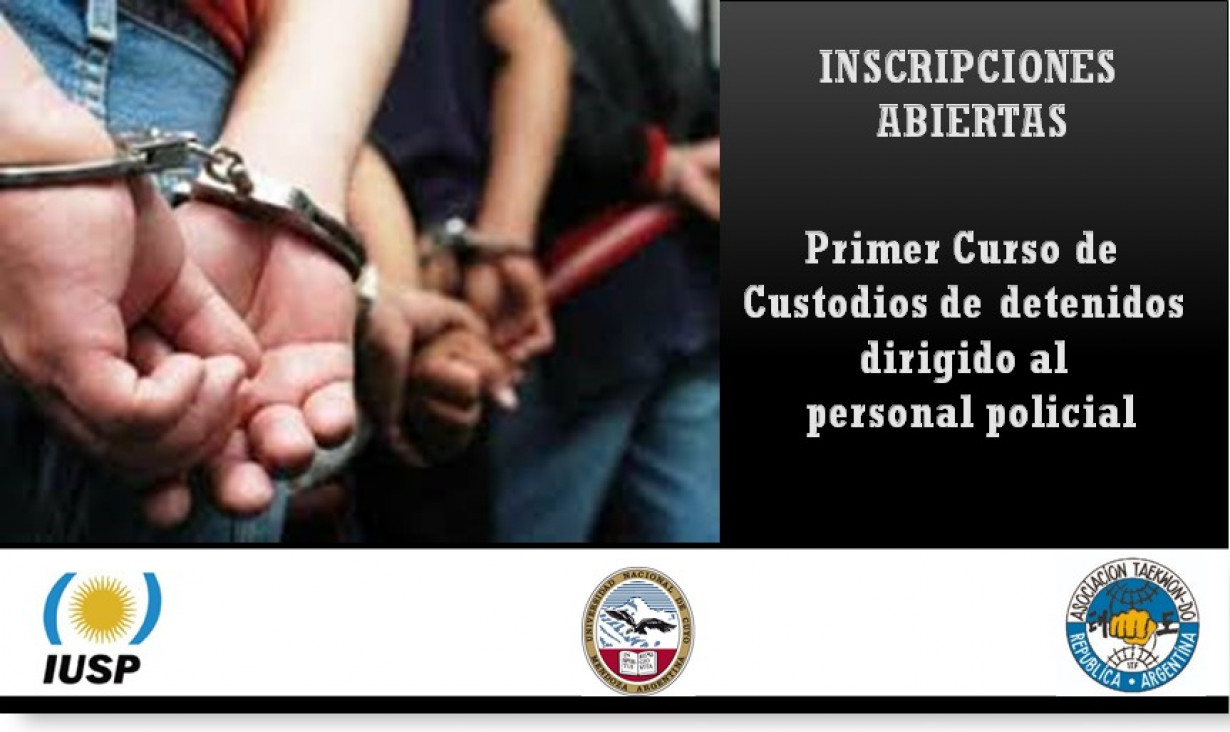 imagen Se iniciará el Primer CURSO DE CUSTODIOS DE DETENIDOS dirigido al personal policial