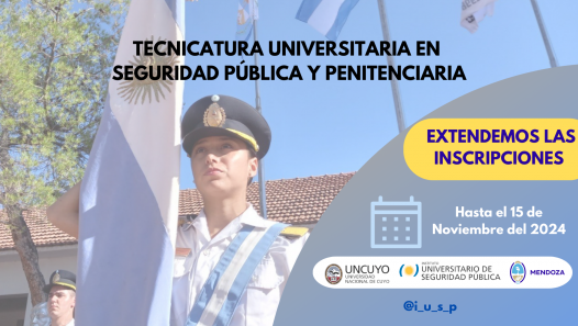 imagen Se extienden las inscripciones para la Tecnicatura Universitaria en Seguridad Pública y Penitenciaria