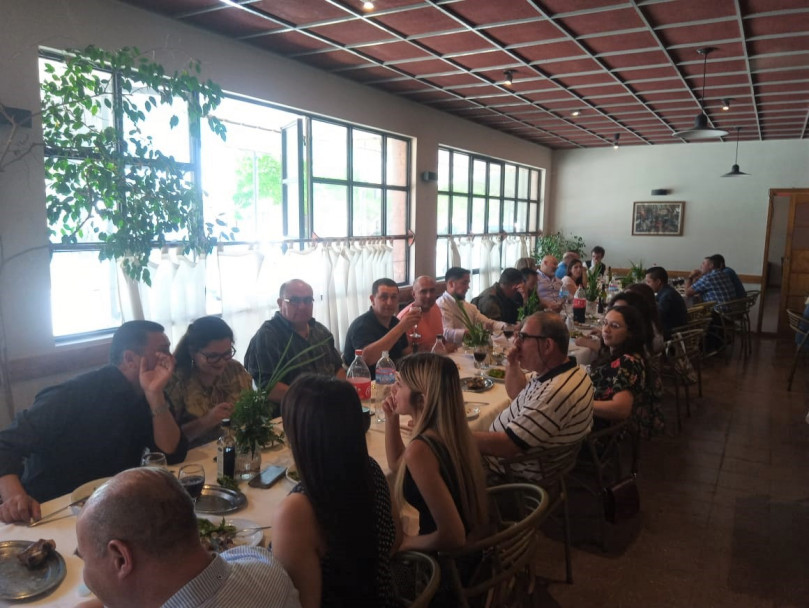 imagen Se realizó un almuerzo en Valle de Uco para reunir a delegados, Jefes de Instructores y docentes del IUSP