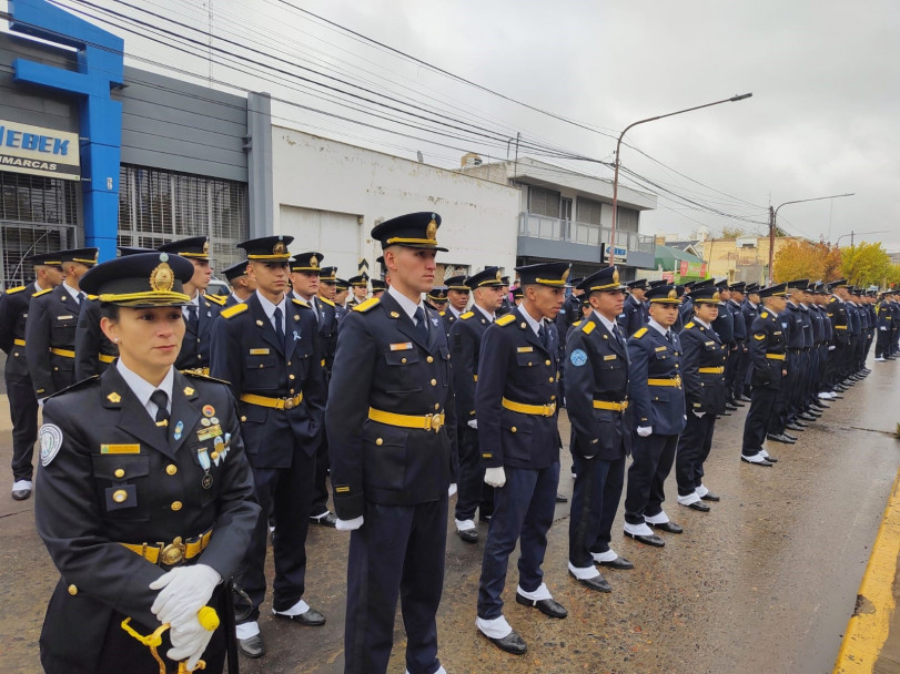 imagen 5 La Delegación Zona Este del IUSP se destacó en el desfile cívico militar del Departamento de San Martín