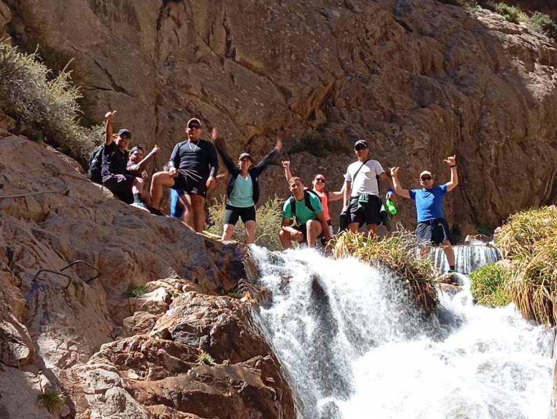 imagen 1 Estudiantes de Tecnicatura y Licenciatura realizaron senderismo en el cerro Chorro de la Vieja en Tunuyán