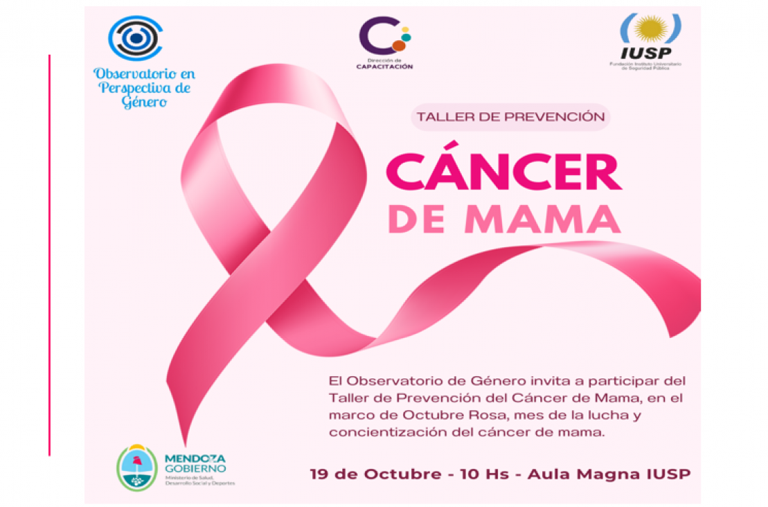 imagen En la Sede Central del IUSP se llevará a cabo una Jornada de concientización del Cáncer de Mama