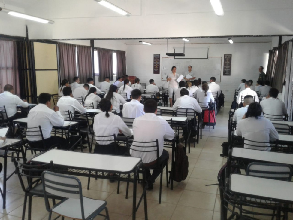 imagen Aspirantes presentaron el último psicológico grupal de 2018 en Penitenciaria Sede Central 