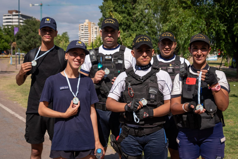 imagen 6 La Bicicleteada organizada por el Instituto Universitario de Seguridad Pública y la Municipalidad de Godoy Cruz convocó a grandes y chicos para concientizar sobre la 