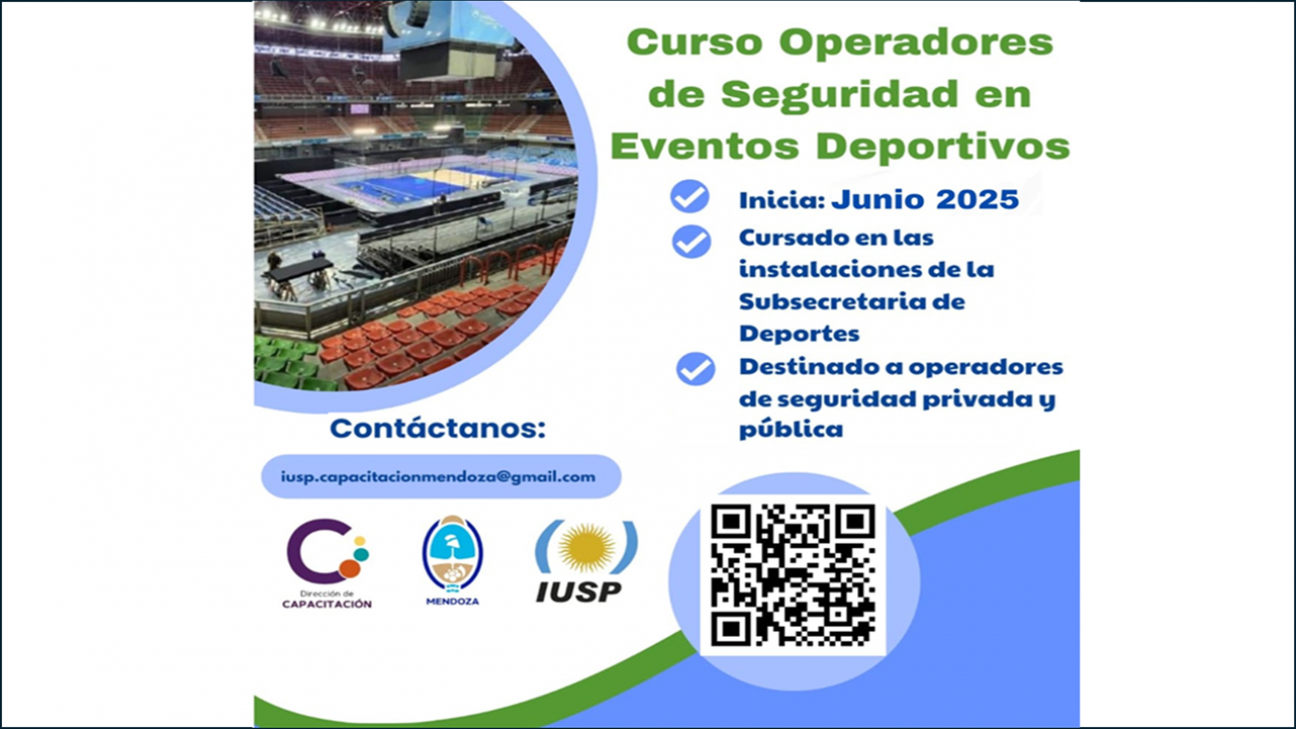 imagen Inscripciones abiertas para el "Curso para Operadores de Seguridad en Eventos Deportivos"