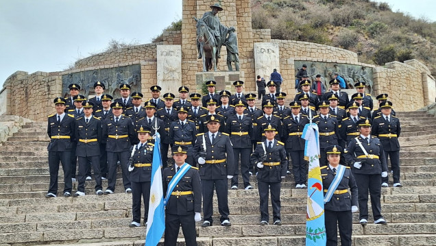 imagen La Delegación Valle de Uco del IUSP se hizo presente en los Actos conmemorativos por el paso a la inmortalidad del General Don José de San Martín