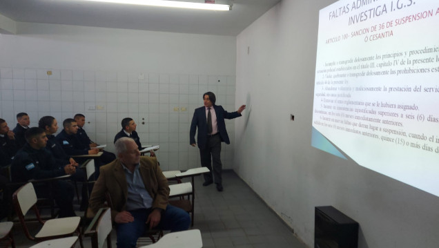 imagen Disertación en la Delegación Zona Sur de la Cátedra de Organización de la Seguridad Pública en Mendoza