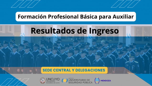 imagen Resultados de ingreso al Curso de Formación Profesional Básica para Auxiliar