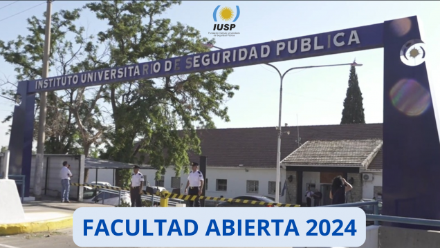 imagen Facultad Abierta en el IUSP este 23 de Agosto de 2024 - 11:00 a 12:00 GRUPO 2