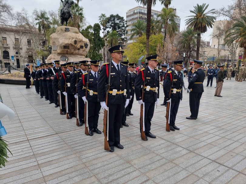 imagen 2 La Sede Central del IUSP se hizo presente en ciudad en el Acto de conmemoración del 174° Aniversario del paso a la inmortalidad del Gral. José de San Martín