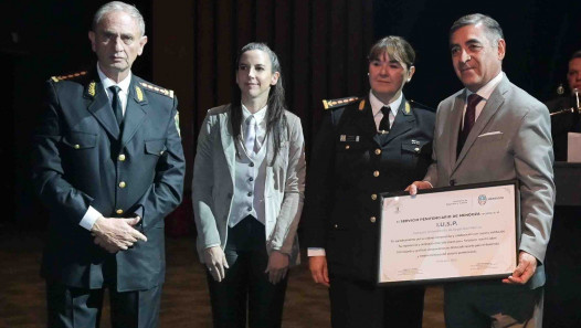 imagen El IUSP fue reconocido por el servicio penitenciario provincial por la destacada formación que brinda a sus agentes 