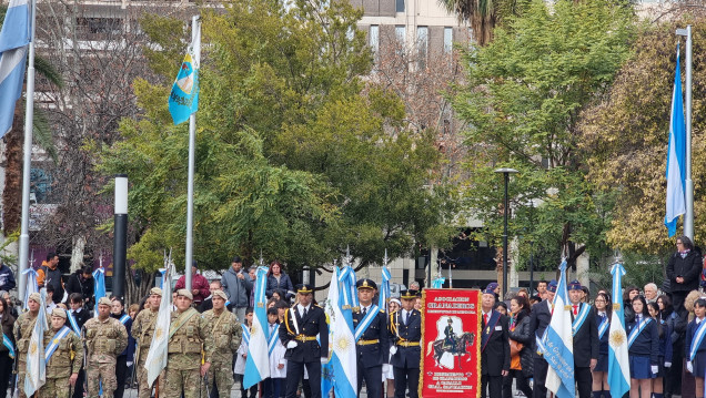 imagen La Sede Central del IUSP se hizo presente en ciudad en el Acto de conmemoración del 174° Aniversario del paso a la inmortalidad del Gral. José de San Martín