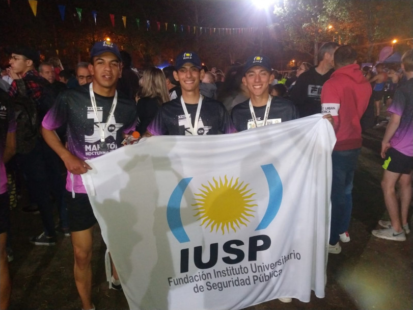 imagen El IUSP tuvo una importante participación en la Maratón Nocturna de Junín 2022