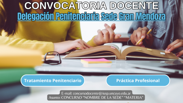 imagen Convocatoria docente para asignaturas de Tecnicatura Universitaria en Seguridad Penitenciaria