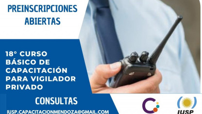 imagen 18° Curso Básico de Capacitación para Vigilador Privado