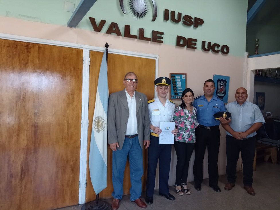 imagen La Delegación Valle de Uco del IUSP cuenta con cinco nuevos egresados de Tecnicatura en Seguridad Pública