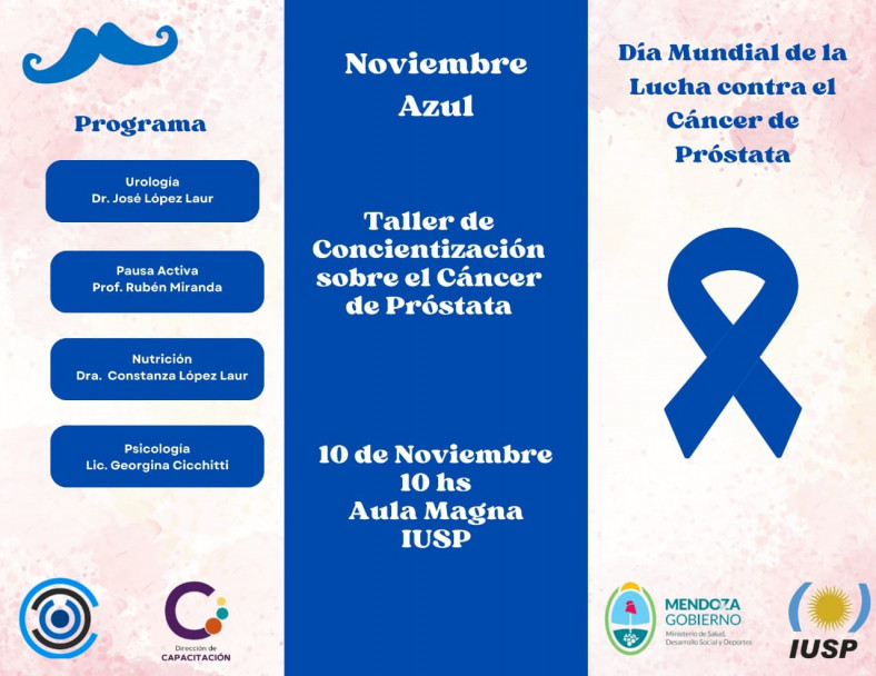 imagen 1 Se realizará una Jornada de concientización del cáncer de próstata en la Sede Central del IUSP