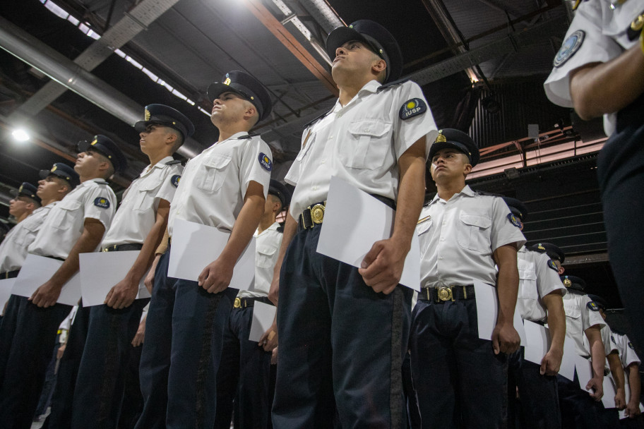 imagen 12 La Sede Central del IUSP celebró el egreso de 120 cadetes del curso de auxiliares para la policía de Mendoza