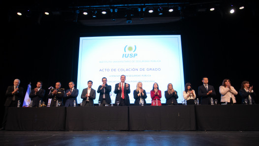 imagen El IUSP celebro un gran acto de colación de grado con un número de egresados histórico