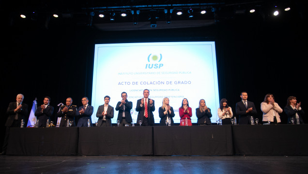 imagen El IUSP celebro un gran acto de colación de grado con un número de egresados histórico