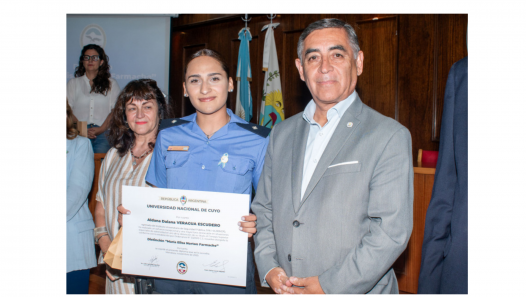 imagen Egresada de la Tecnicatura Universitaria en Seguridad Pública fue premiada por la UNCUYO