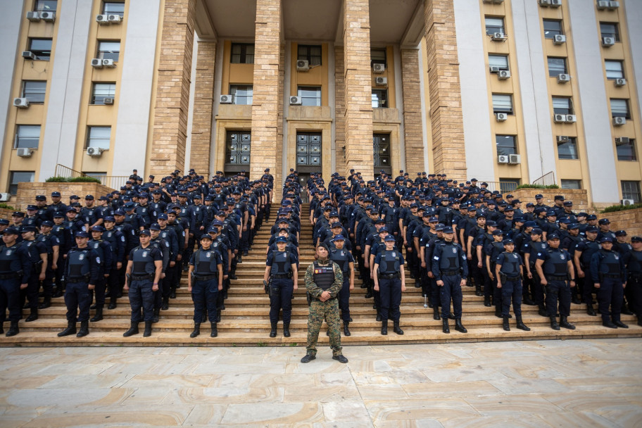 imagen 11 285 nuevos Policías recién egresados de todas las delegaciones del IUSP fueron presentados en casa de gobierno