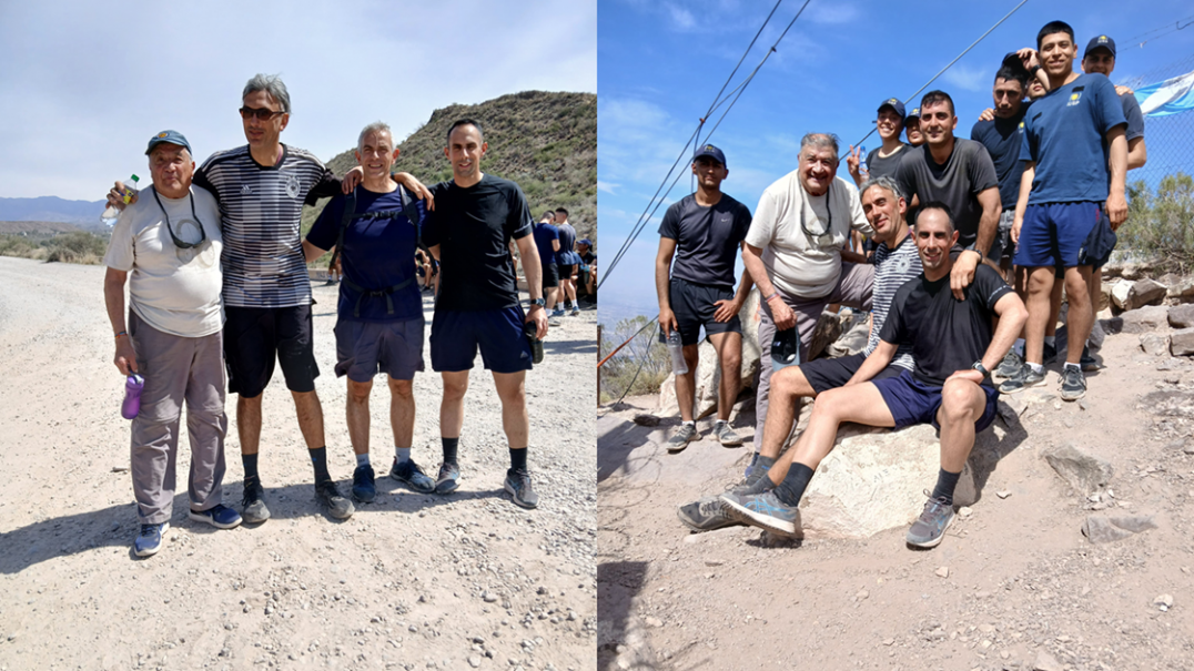 imagen 2 Se realizó un desafío al Cerro Arco en honor al 