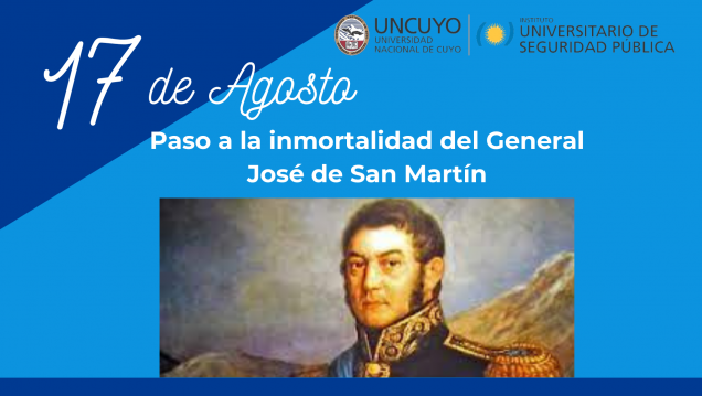 imagen 17 de agosto conmemoramos el Paso a la Inmortalidad del General José de San Martín