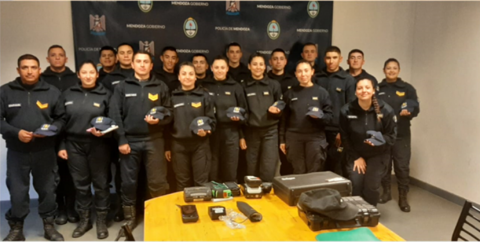 imagen Alumnos de Tecnicatura de la Delegación San Rafael recibieron una charla de capacitación de la Policía Vial