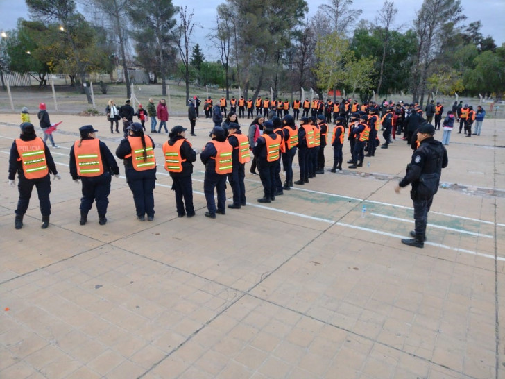 imagen Alumnos de Tecnicatura en Seguridad Pública de la Sede Central, realizaron prácticas profesionalizantes en el partido de Club Atlético River Plate vs Temperley