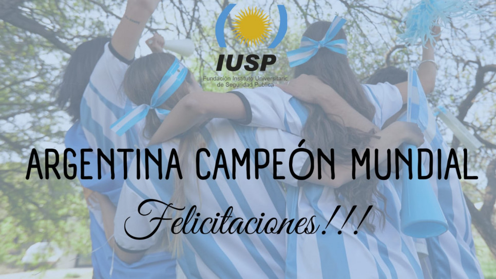 imagen Celebramos Argentina campeón mundial!