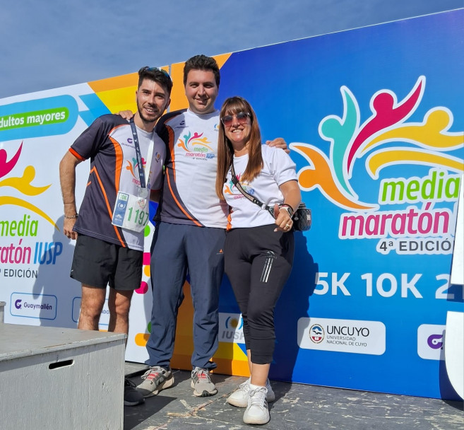 imagen La maratón del IUSP se vivió en clima de fiesta en el predio de la Virgen de Guaymallén