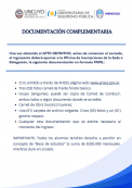 imagen DOCUMENTACIÓN COMPLEMENTARIA