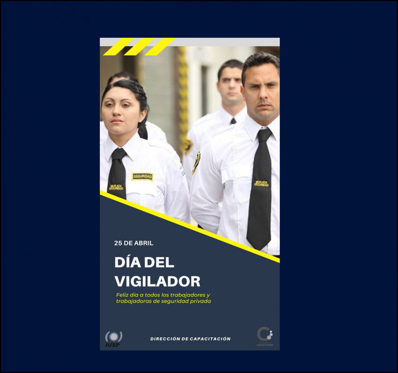 imagen 25 de abril "Día del vigilador privado"