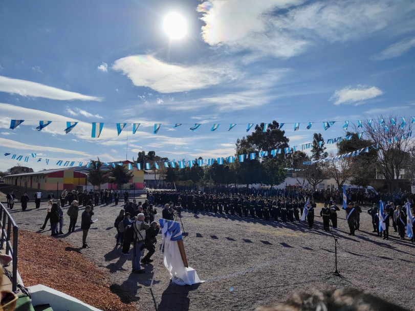 imagen 4 El IUSP Delegación Zona Este rindió juramento a la bandera en Acto oficial en la Colonia Junín