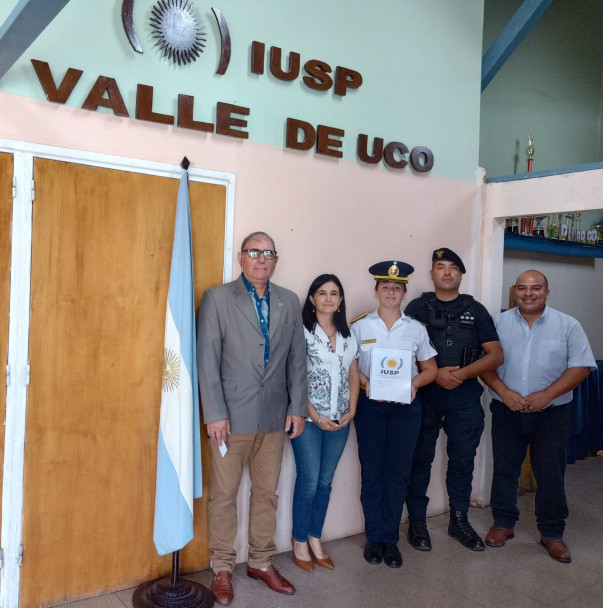 imagen 6 La Delegación Valle de Uco cuenta con cinco egresados de Tecnicatura Universitaria en Seguridad Pública