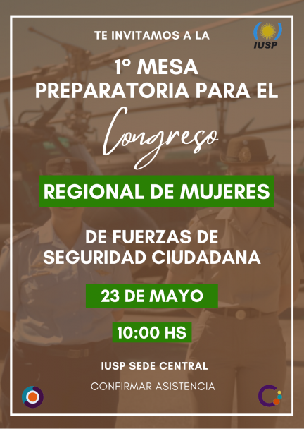 imagen 2 Primera mesa de preparación para el Congreso Regional de Mujeres de Fuerzas de Seguridad Ciudadana