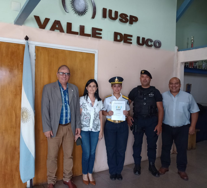 imagen 5 La Delegación Valle de Uco cuenta con cinco egresados de Tecnicatura Universitaria en Seguridad Pública