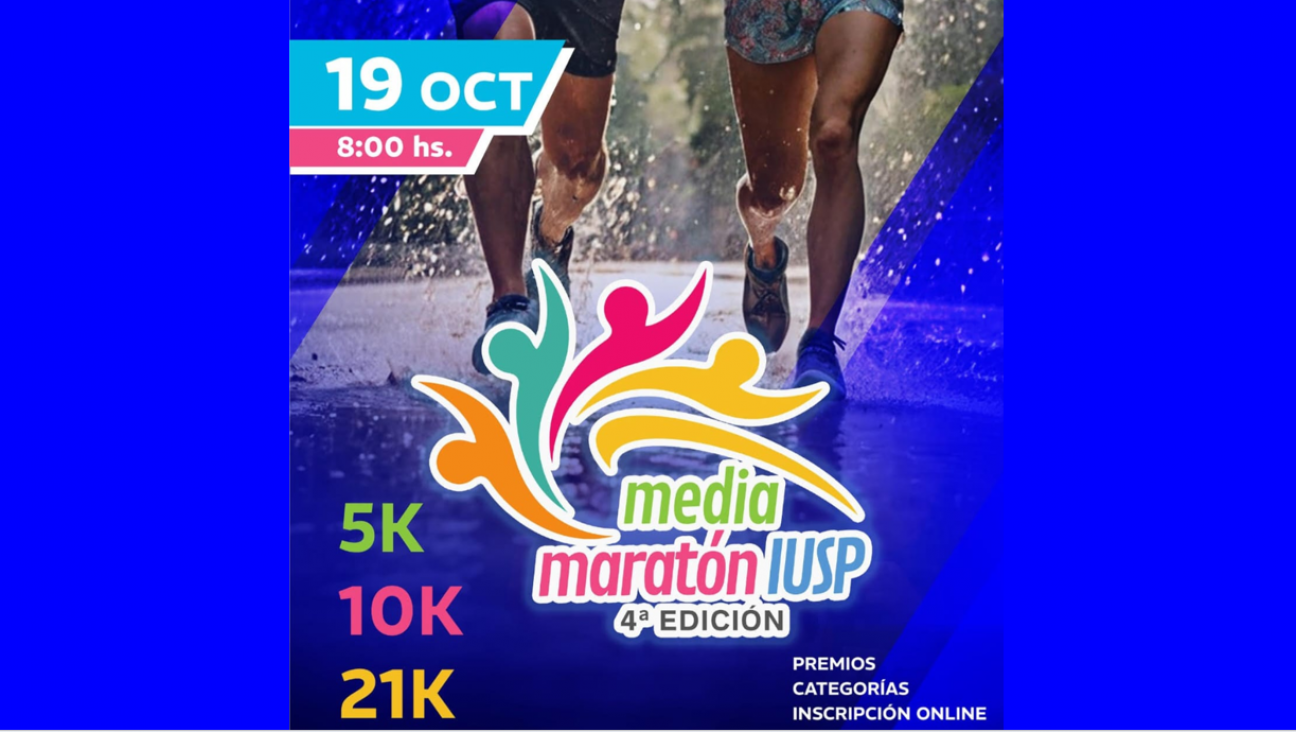 imagen El IUSP realiza su 4° media maratón de 5, 10 y 15 kilómetros