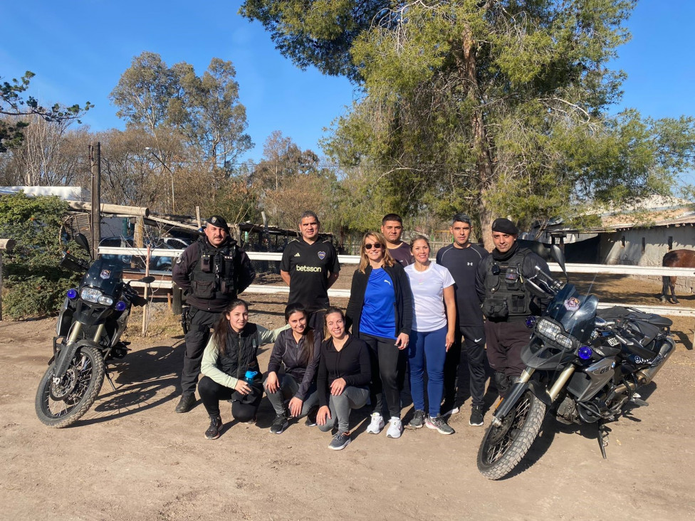 imagen En AFA III se viene ejecutando el Proyecto de Actividad Física, experimentación y planificación en Cuerpos Especiales y otras áreas de la Policía de San Rafael