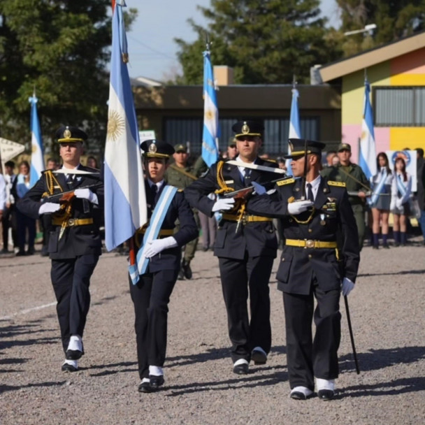 imagen 6 El IUSP Delegación Zona Este rindió juramento a la bandera en Acto oficial en la Colonia Junín