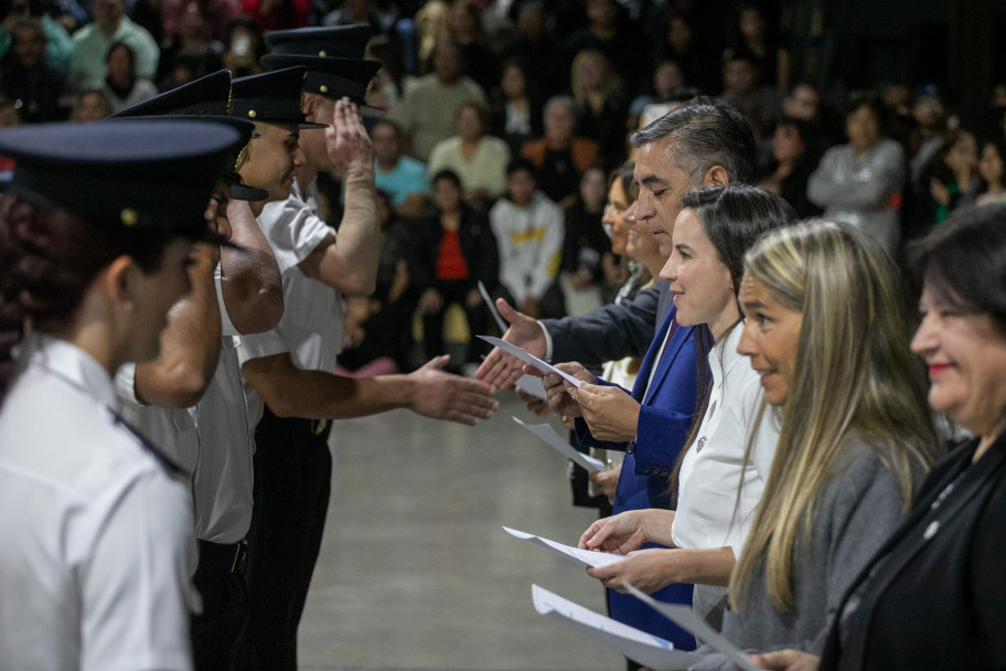 imagen 11 La Sede Central del IUSP celebró el egreso de 120 cadetes del curso de auxiliares para la policía de Mendoza
