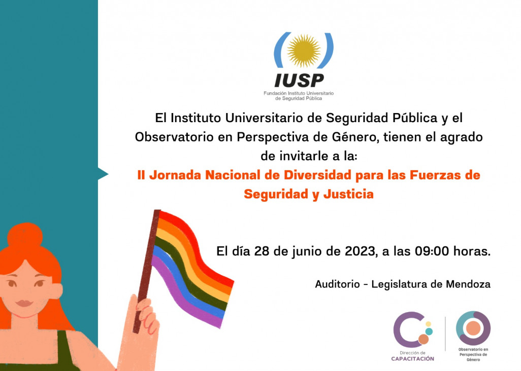 imagen Se realizará la II Jornada Nacional de Diversidad para las Fuerzas de Seguridad y Justicia