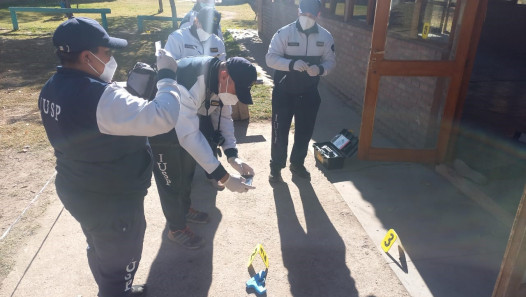 imagen Alumnos de Tecnicatura de la Delegación Valle de Uco realizaron una práctica simulando una "Escena del crimen"