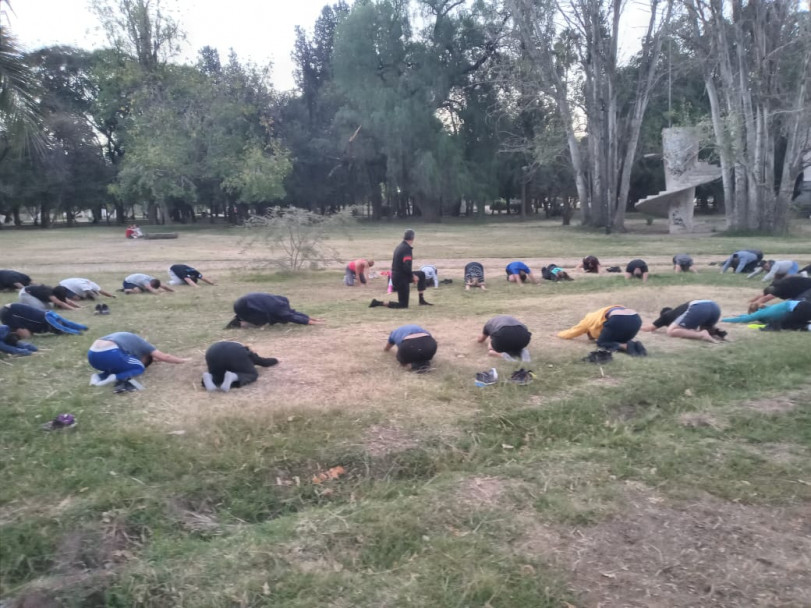 imagen Alumnos de Licenciatura en Seguridad Pública realizaron actividades en el Parque Gral. San Martín