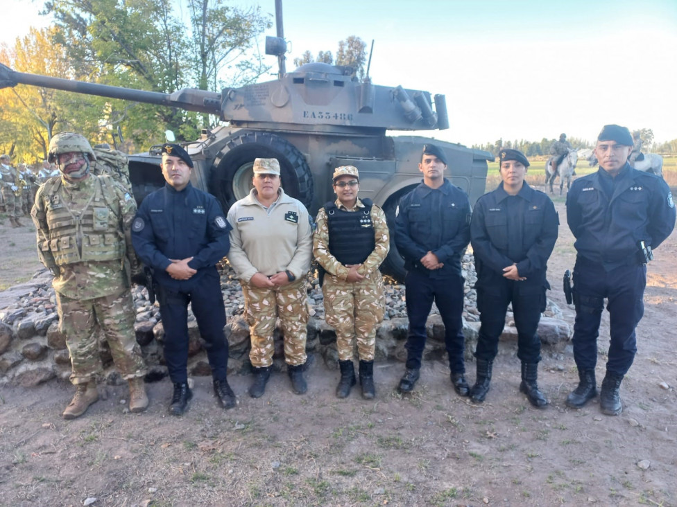 imagen El IUSP Delegación Valle de Uco fué invitado a participar de las actividades por el Aniversario del arma de caballería y su santo Patrono San Jorge