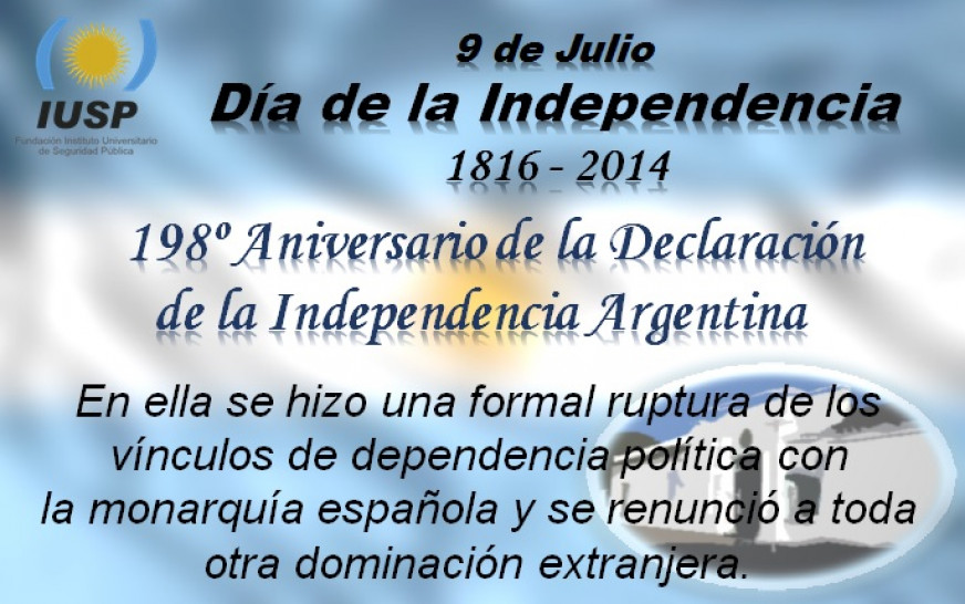 imagen Conmemoración del "Día de la Independencia Argentina"