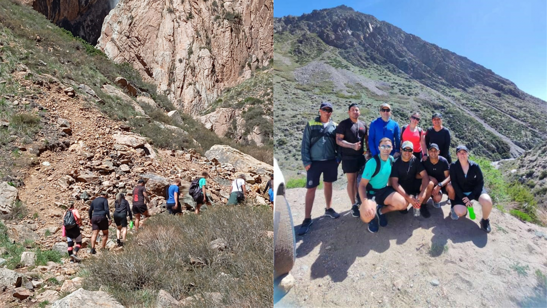 imagen 4 Estudiantes de Tecnicatura y Licenciatura realizaron senderismo en el cerro Chorro de la Vieja en Tunuyán